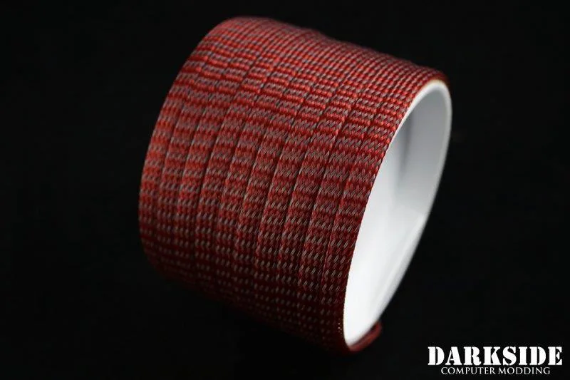 Darkside Darkside DS-0765 6mm Lava II UV Red 1ft cable sleeving — product photo