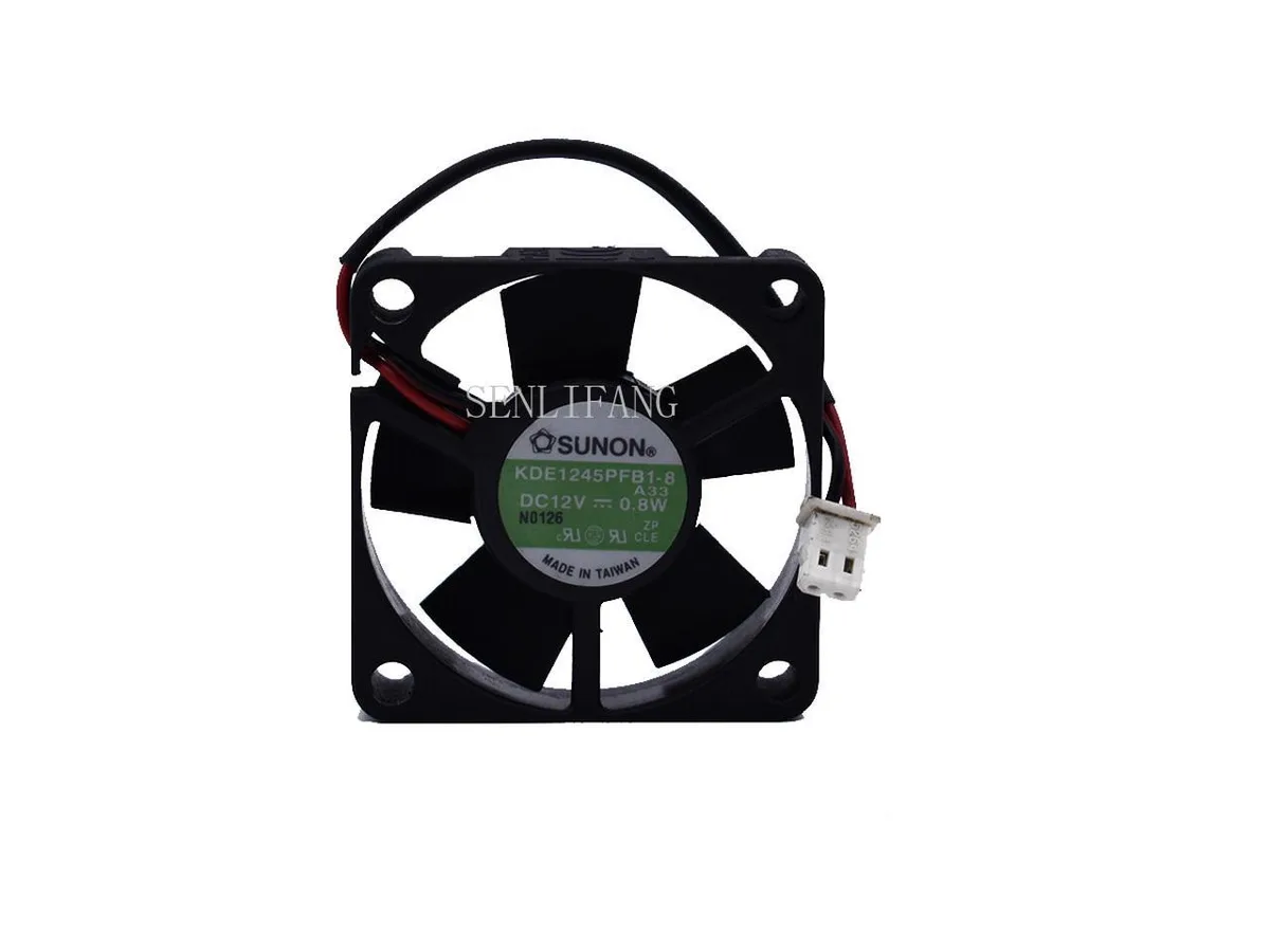Fans Fans KDE1245PFB1-8 12V .8W 45x45x10mm 2-wire case fan — product photo