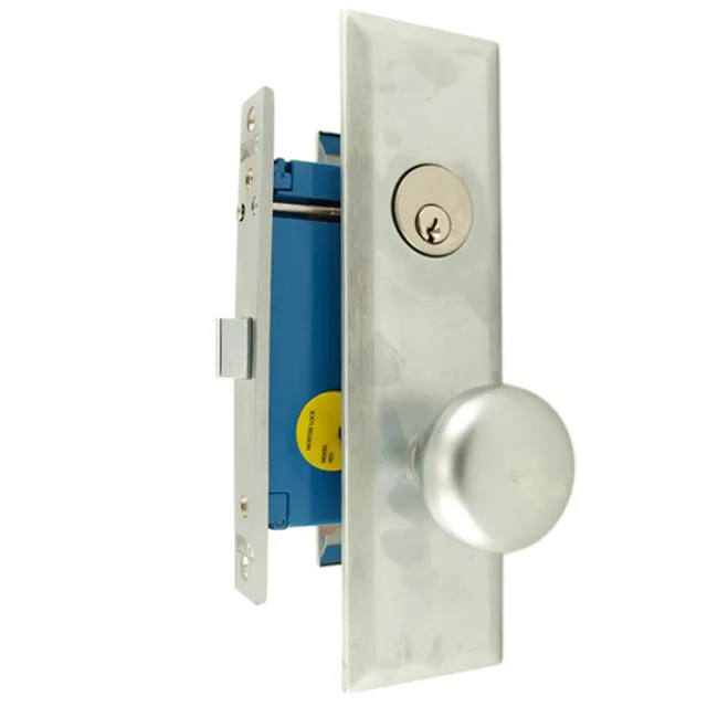 MAXTECH MAXTECH 1033BC-26DL Satin Chrome Left Hand Mortise Door Lock — product photo