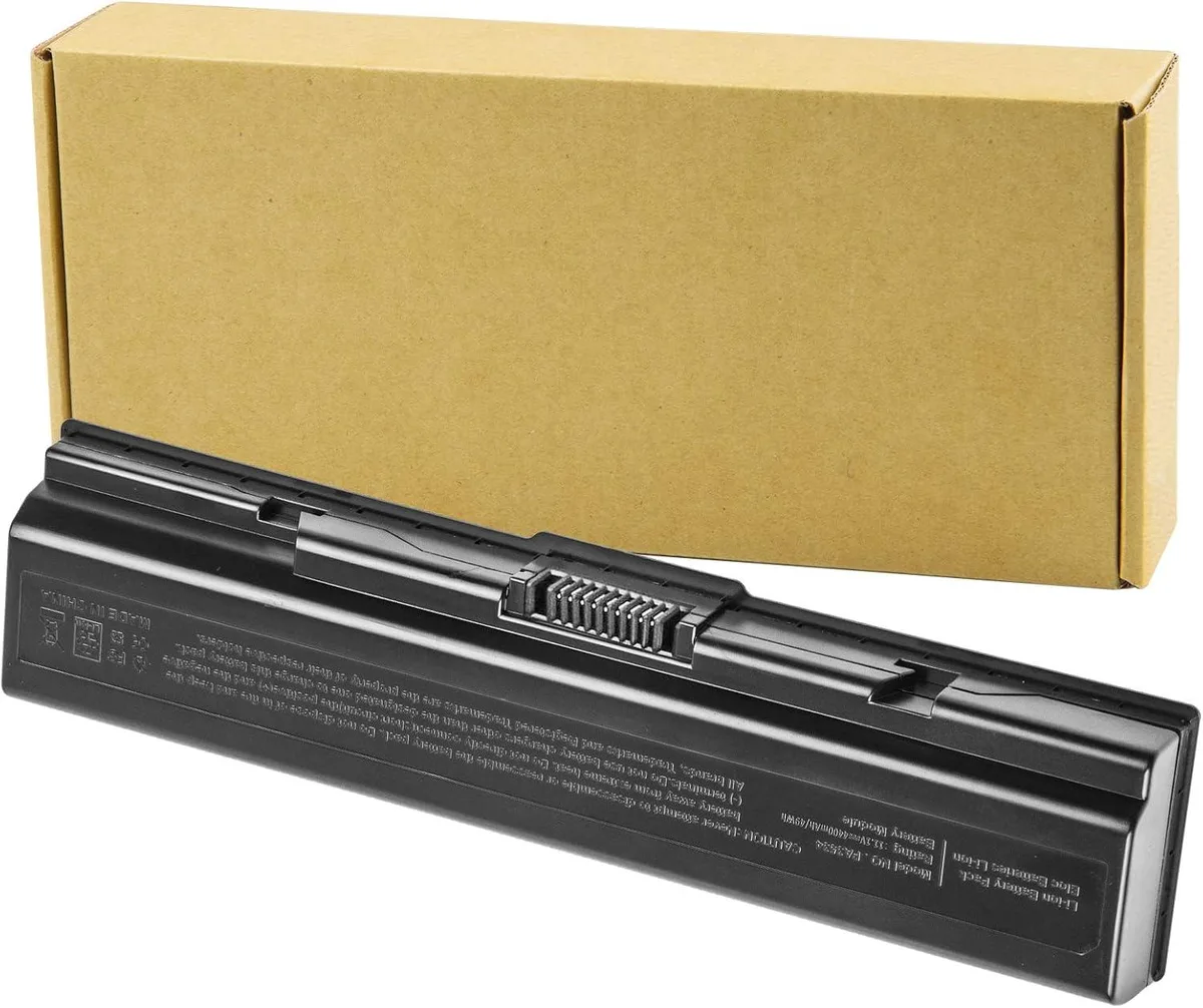 Junchi Junchi 5200mAh 6-cell laptop battery PA3534U-1BRS Toshiba Satellite A200 A300 A350 A500 L200 — product photo