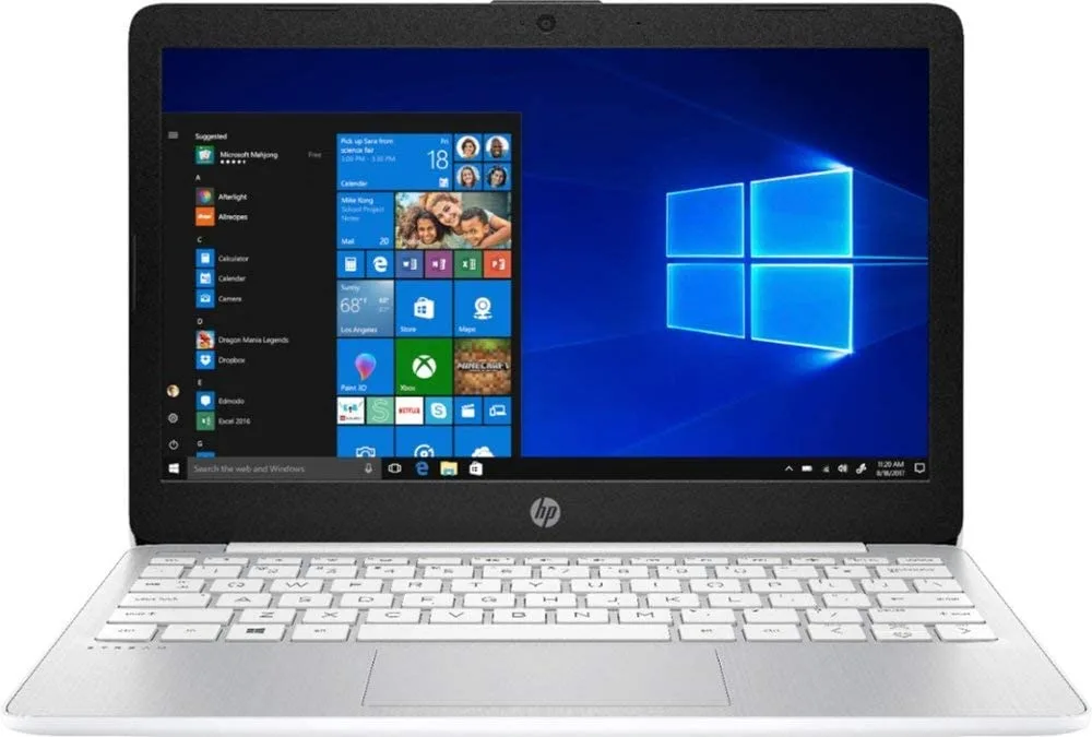 HP HP Stream 11-AK0012 11.6" Celeron N4000 4GB 64GB eMMC Diamond White 2-in-1 laptop — product photo