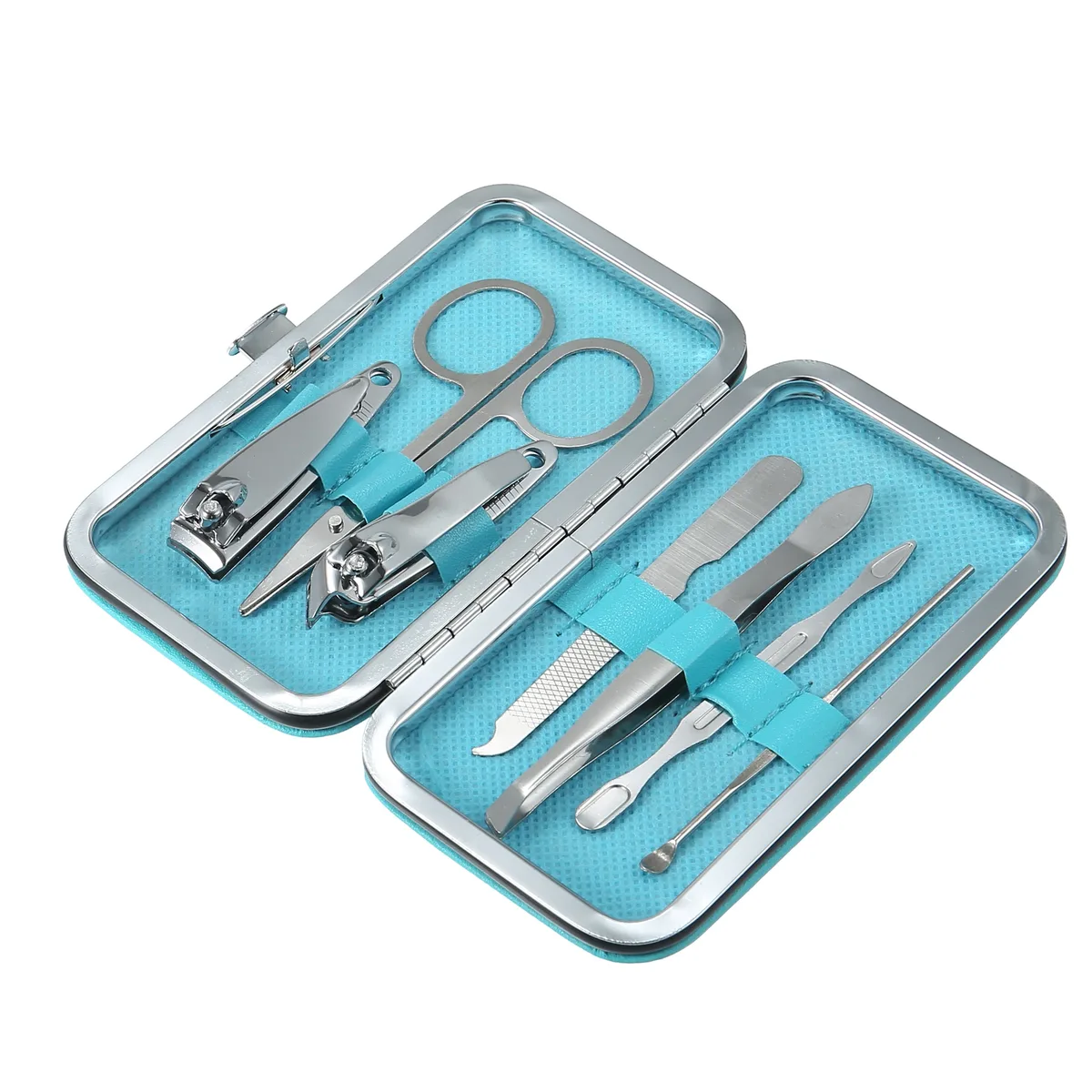 Unique-Bargains Unique-Bargains 6pcs Manicure Pedicure Grooming Kit Silver Tone — product photo