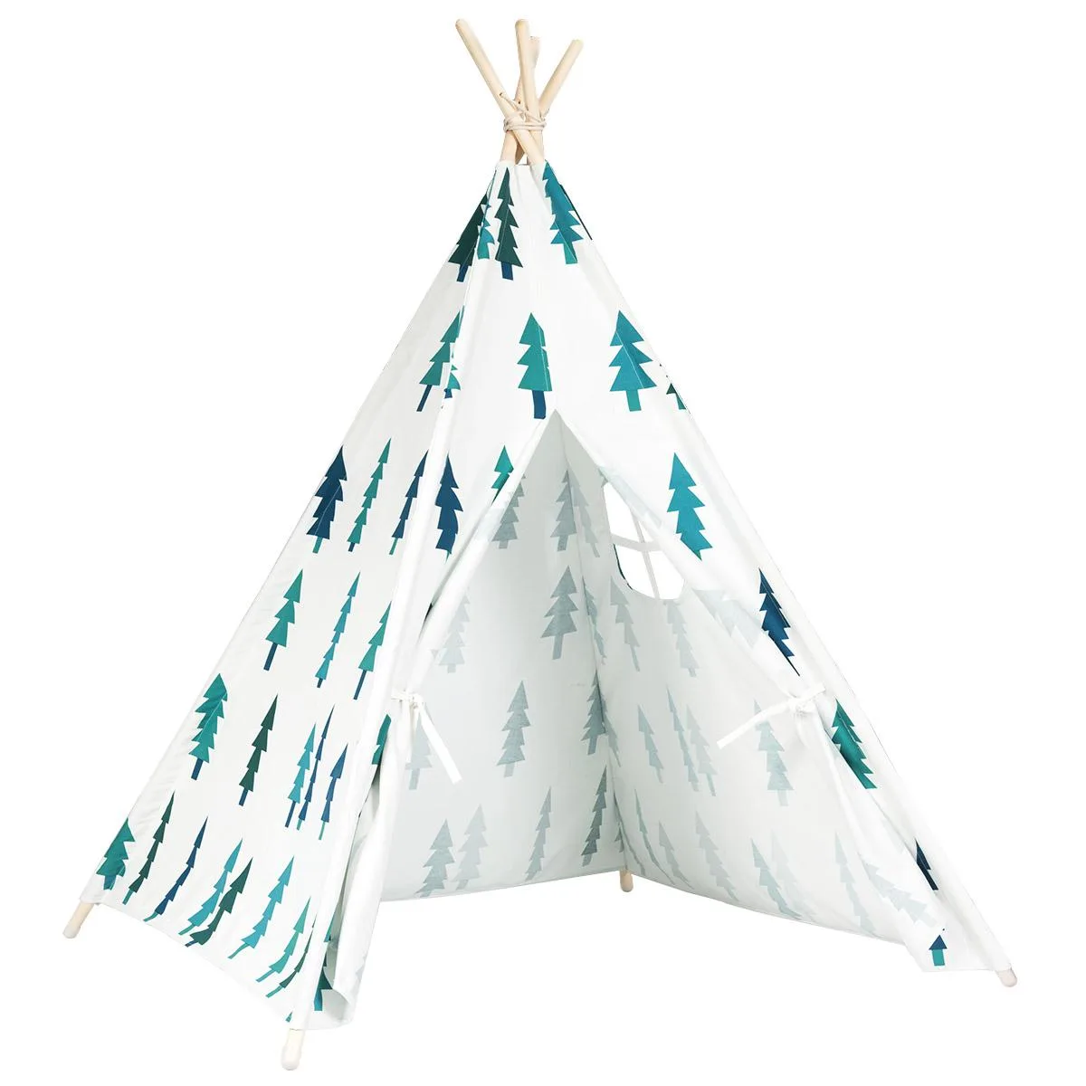 Costway Costway Play Tent Teepee 5'5 Cotton Canvas Carry Bag — product photo