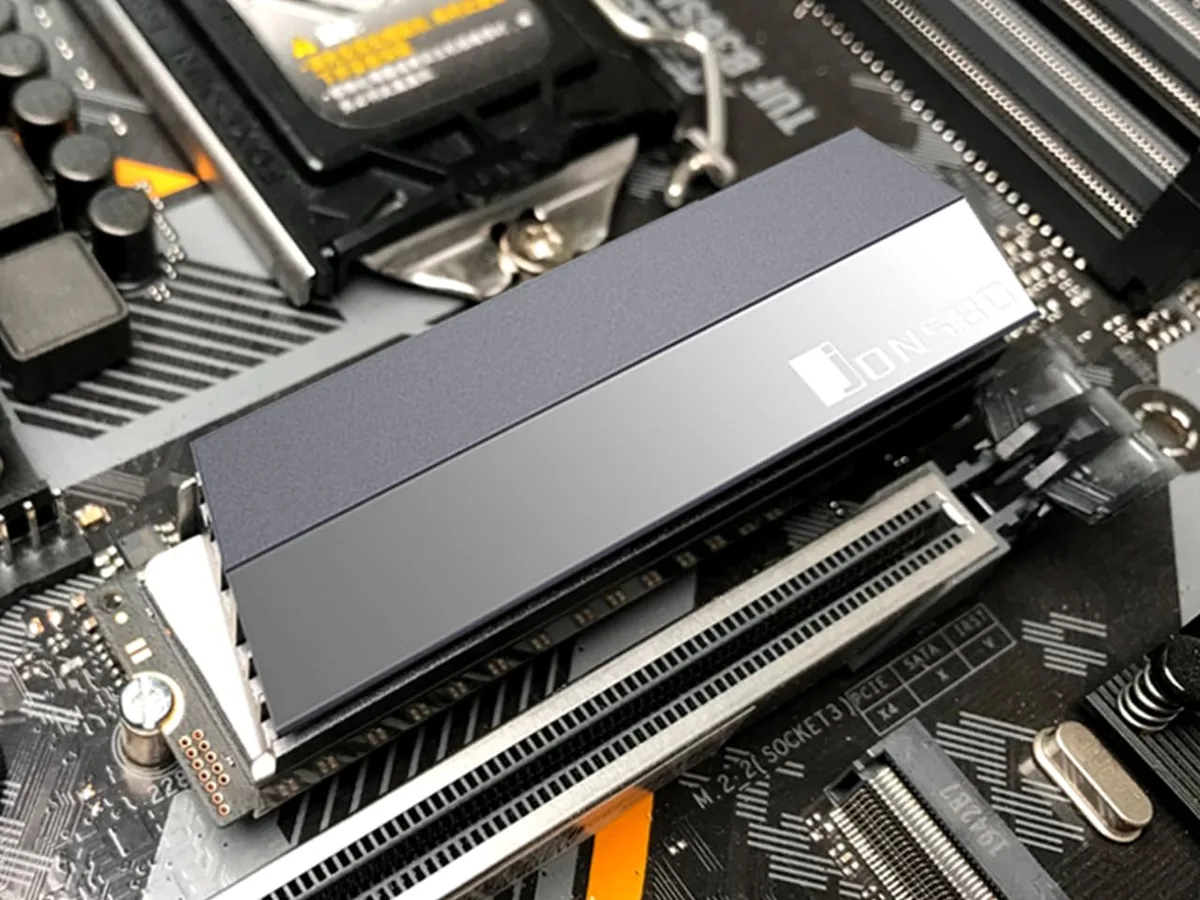 JONSBO JONSBO M.2 Gray SSD Heatsink 2280 All-Aluminum Anode Sandblasting — product photo