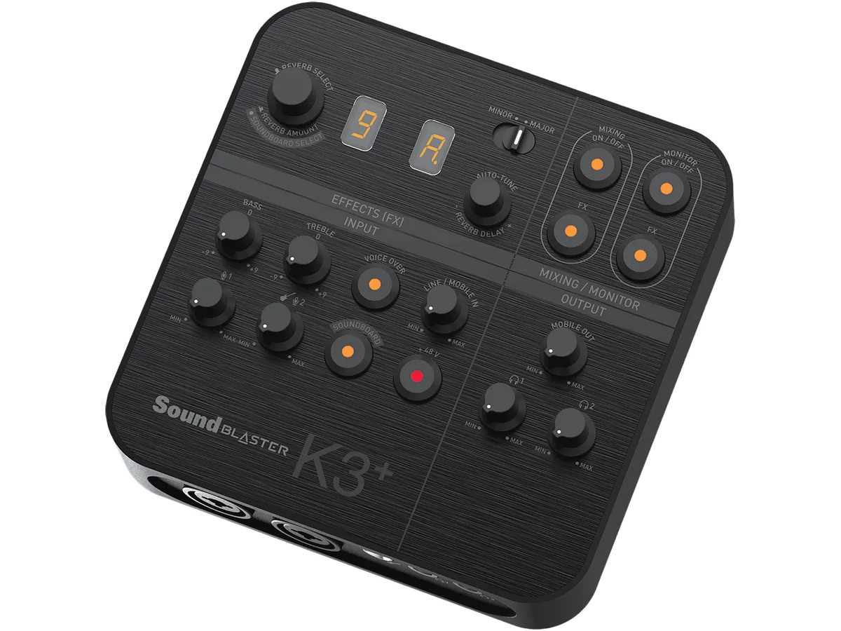 Creative Labs Creative Labs SB1720 Sound Blaster K3+ USB mixer sound card accessory — product photo