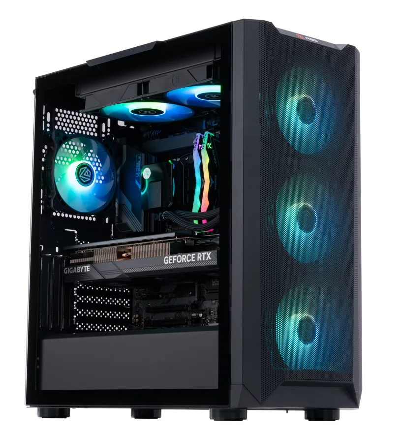 ABS ABS AKA14700KF4090 gaming PC i7-14700KF RTX 4090 32GB DDR5 2TB liquid cooled refurbished — product photo