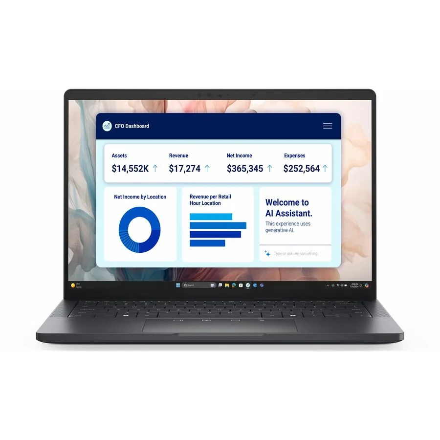 DELL DELL WV2W3 laptop Intel Core Ultra 5 236V 16GB 512GB 13.3" FHD+ — fotografie produktu