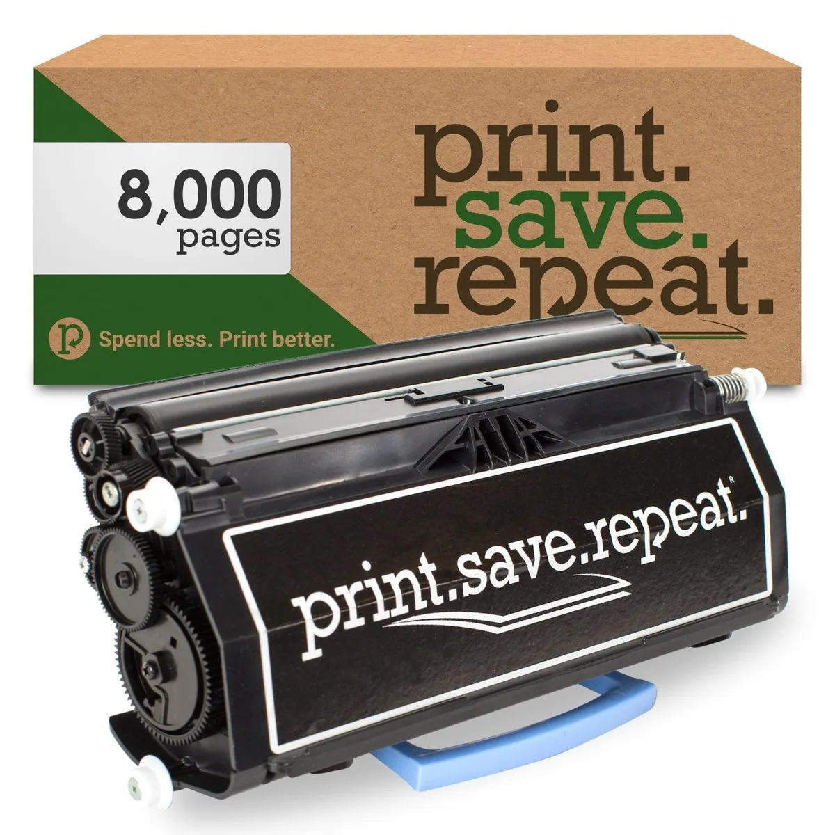 Print.Save.Repeat. Print.Save.Repeat. YY0JN High Yield Toner Cartridge Black 8000 Pages for Dell 3333dn 3335dn — product photo