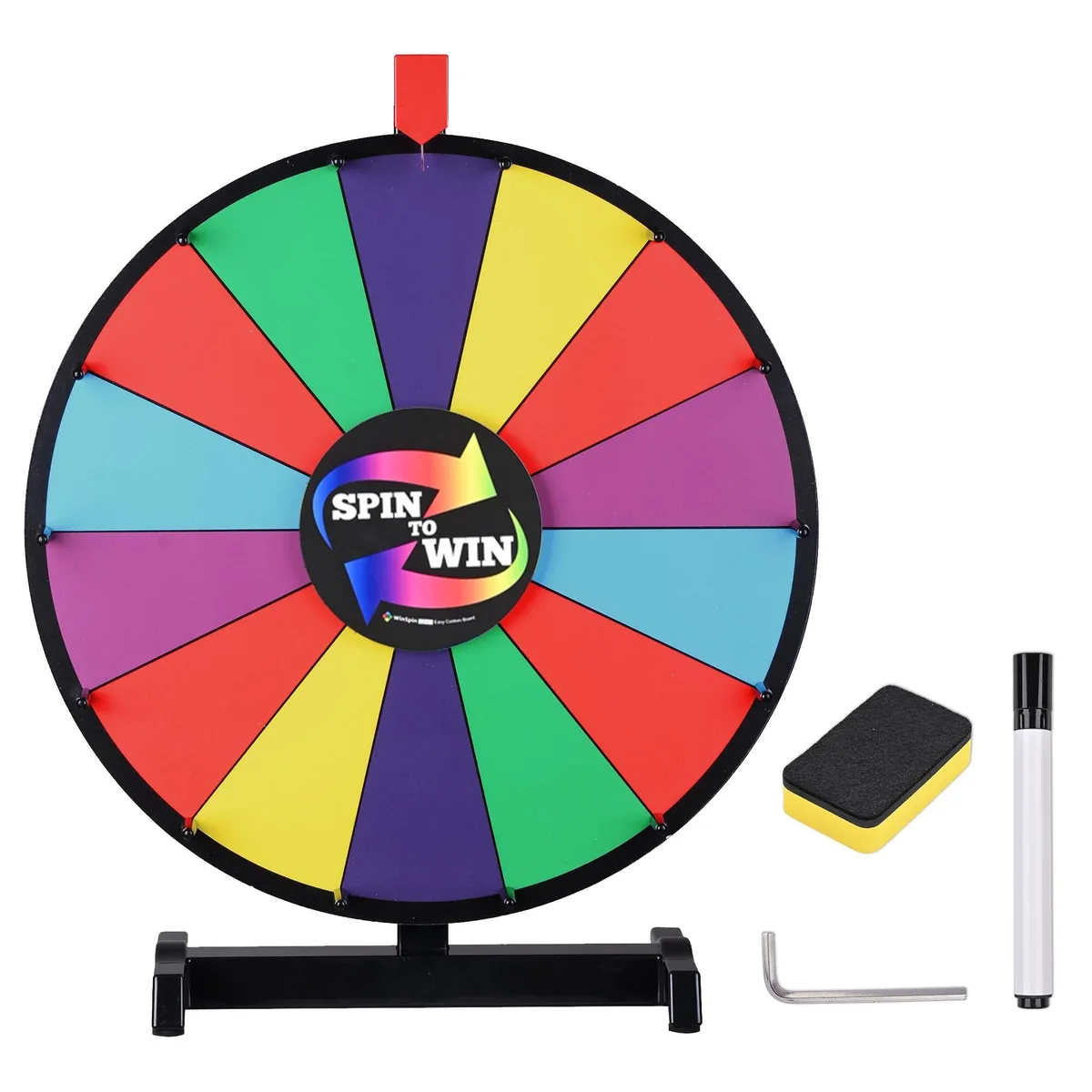Yescom USA, Inc. Yescom USA, Inc. 35PRW001-18in14S-BK 18" prize wheel supply — product photo