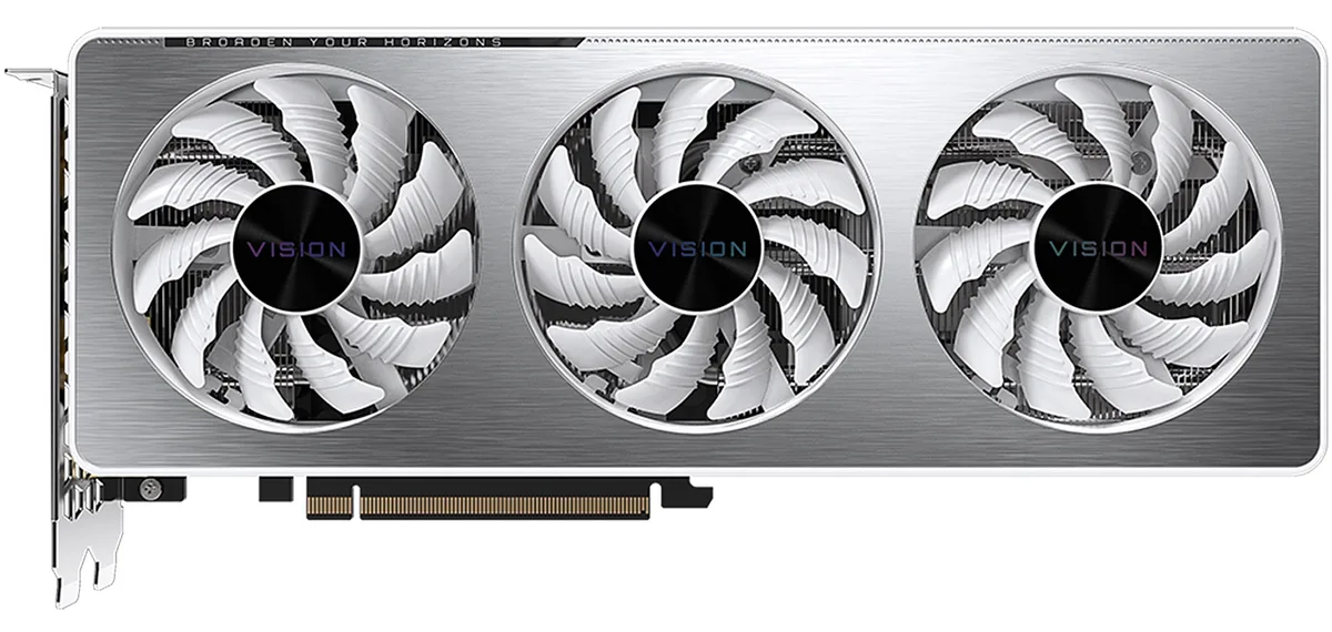 GIGABYTE GIGABYTE GV-N3060VISION OC-12GD REV 2.0 graphics card — product photo