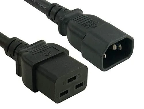 Cable Leader Cable Leader 14 AWG 15A 250V C14 to C19 Power Cord 6 Foot — product photo
