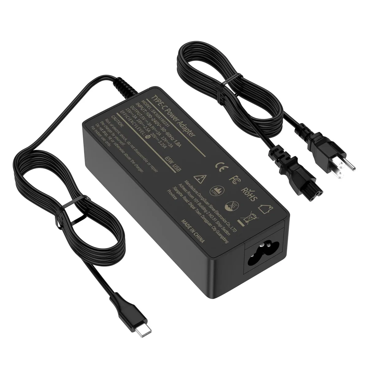  Yenyoh SK90195333 65W USB-C AC adapter — product photo