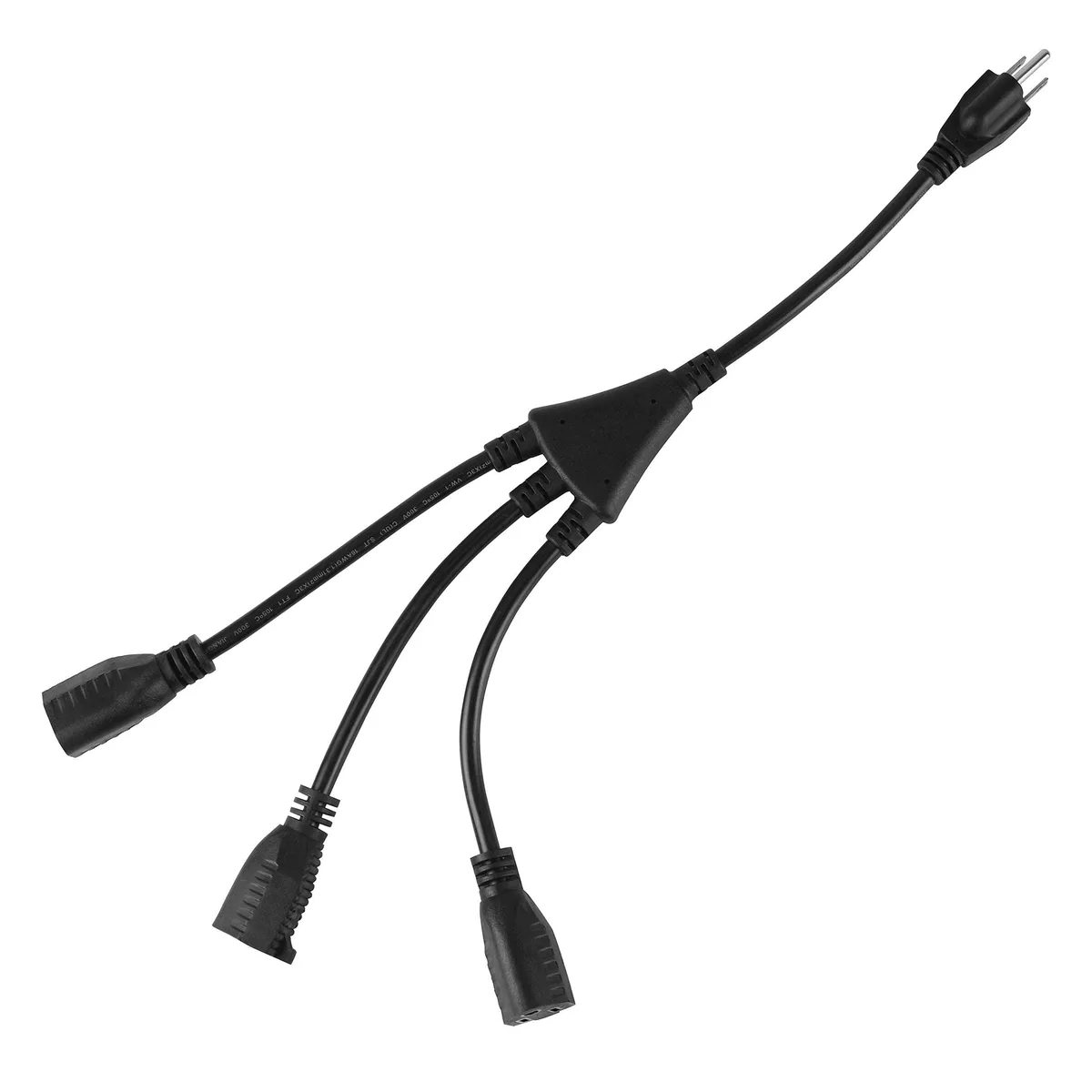  Tripp Lite LTS-B17 1 to 3 Power Extension Cord 18" Blue — product photo