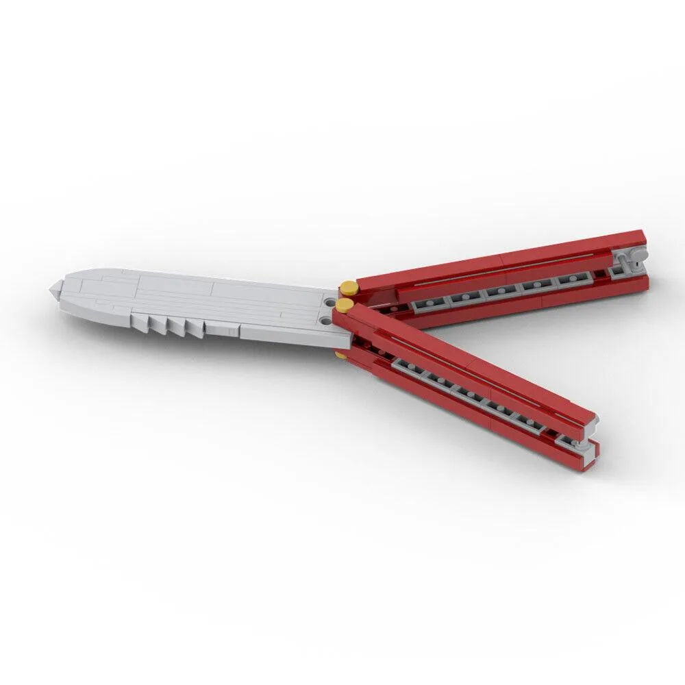 ZITIANYOUBUILD ZITIANYOUBUILD Butterfly Knife Model 92 Pieces Shooting Game MOC — product photo