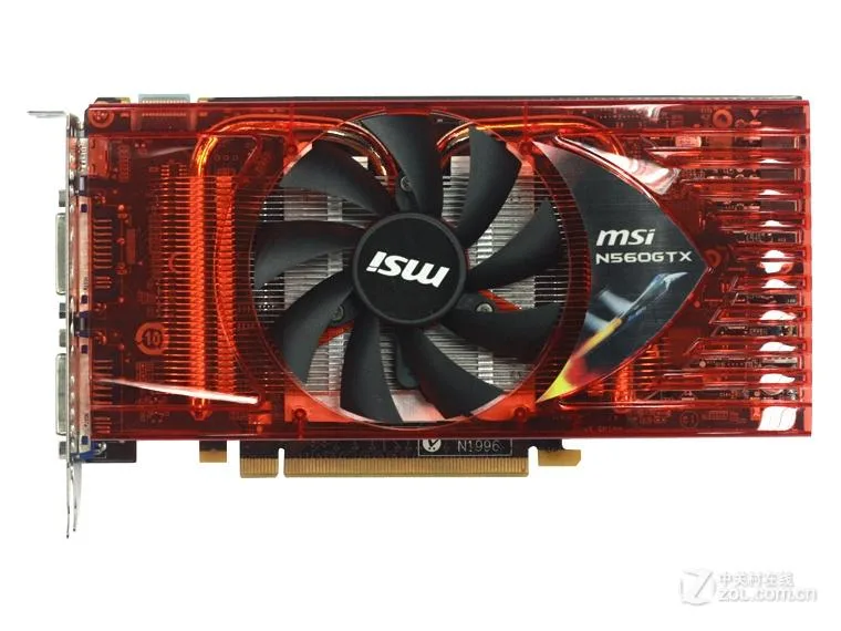 MSI MSI N560GTX 1G GDDR5 256bit graphics card — product photo