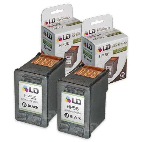 LD Products LD Products HP 56 Black Ink Cartridge 2-Pack — product photo