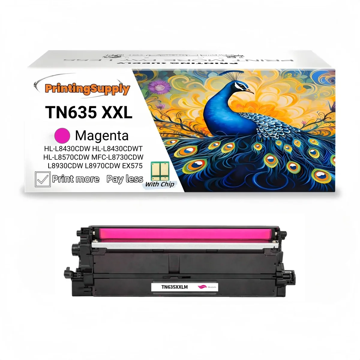 Aster Graphics Inc Aster Graphics Inc TN635XXL Magenta Toner Cartridge 6500 Pages — product photo