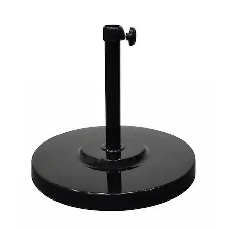California Umbrella California Umbrella Umbrella Base Steel Cover Concrete Center Black — product photo