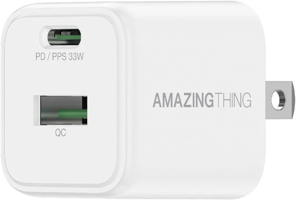 ONITOON ONITOON Dual USB-A &amp; USB-C 33W Wall Charger White — product photo