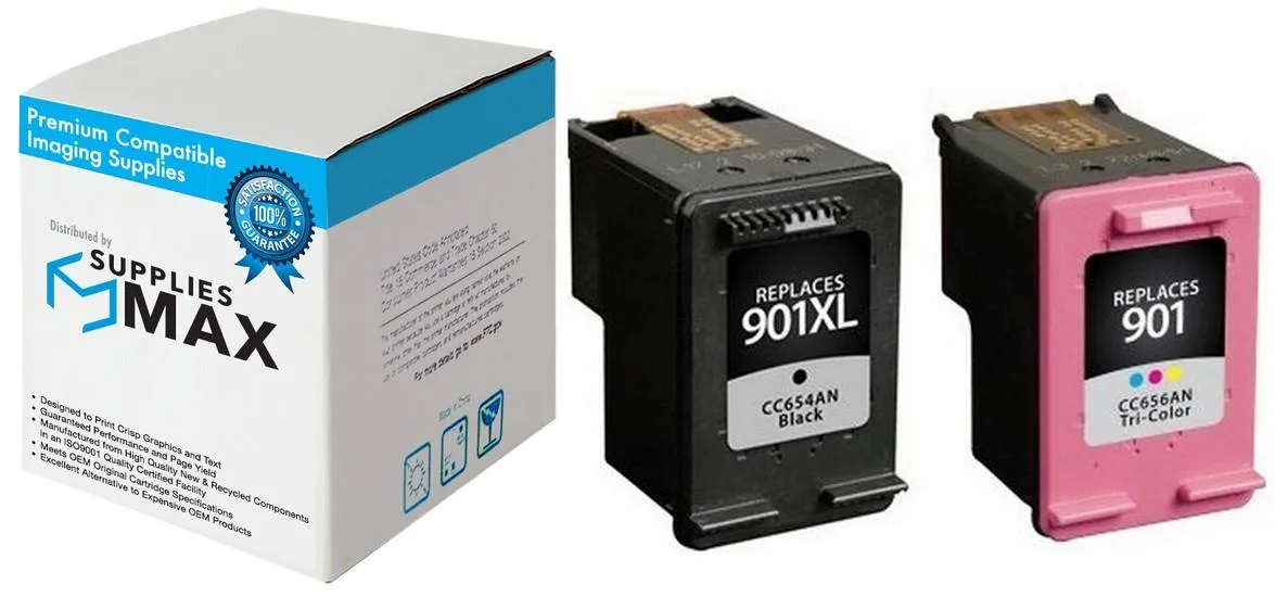 SuppliesMax SuppliesMax HP CZ722FN High Yield Inkjet Combo Pack — product photo
