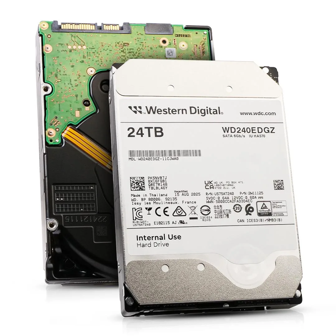 Western Digital Western Digital IU HA570 WD240EDGZ 24TB 7200 RPM SATA 6.0Gb/s 512MB 3.5in internal hard drive — product photo