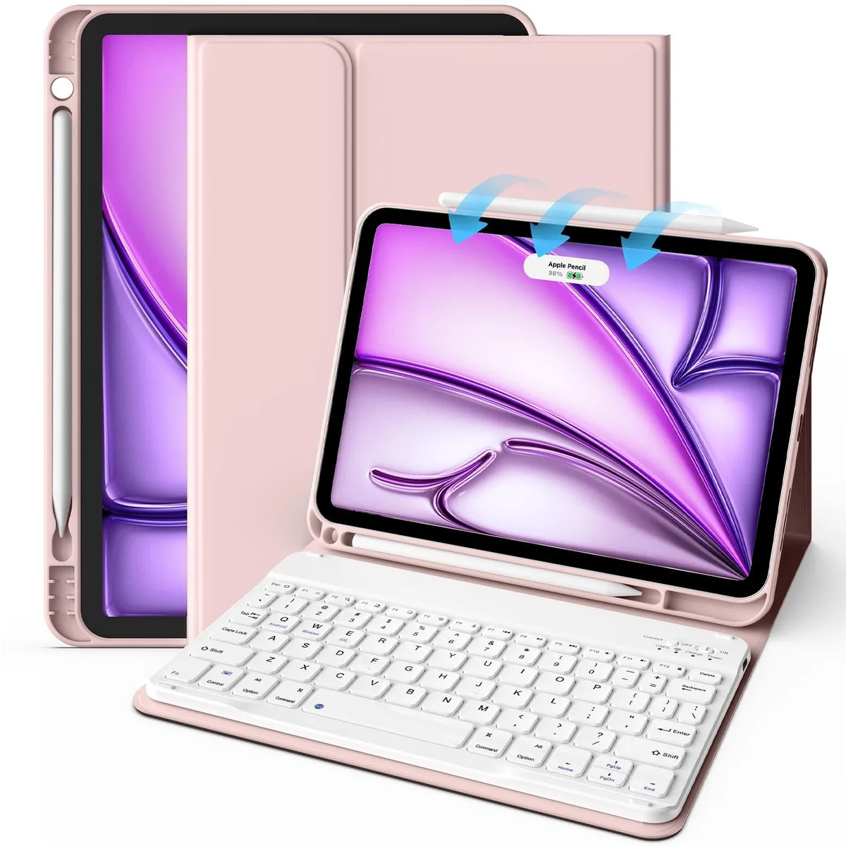 Adafruit Adafruit Keyboard Case for iPad Air 10.9 2020/2022/2024/2025 11 Pink — product photo