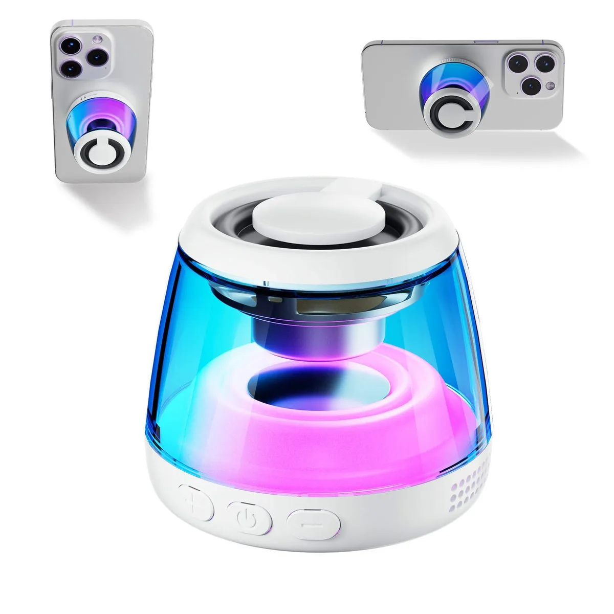No Sew No Sew M2 Magnetic Bluetooth 5.3 Portable Speaker White — product photo