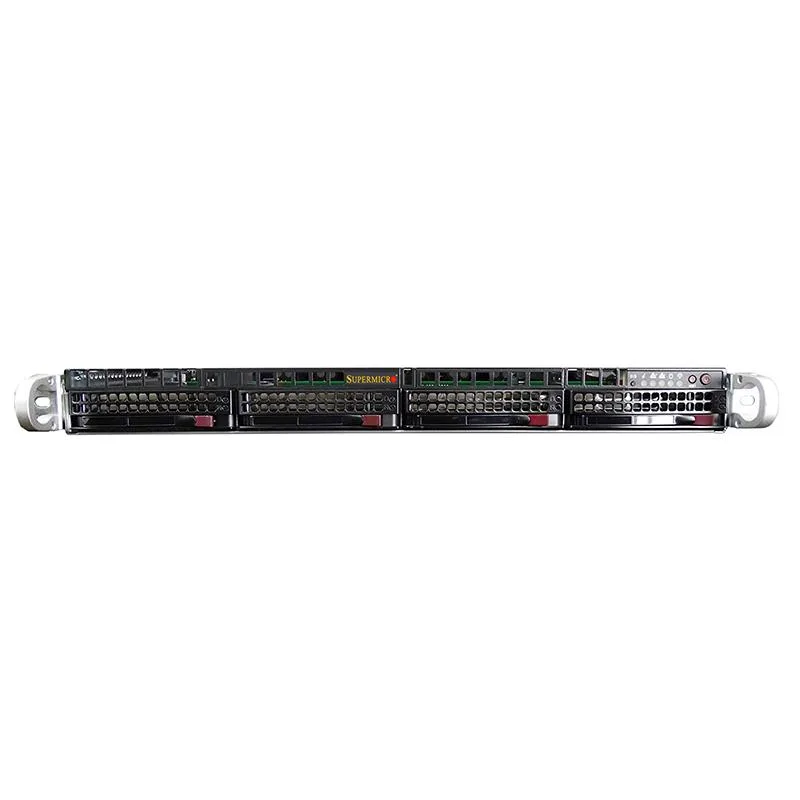 Supermicro Supermicro SYS-6018U-TR4T+ 1U rack server 2× Xeon E5-2697 v4 2.3GHz 18C 32GB DDR4 4×3.5" 9361-8i X540 2×750W — product photo