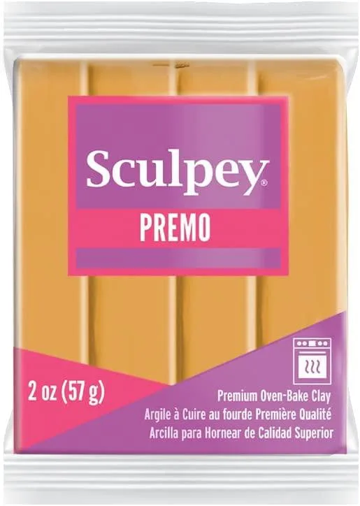 Sculpey Sculpey Premo Mustard 2oz Polymer Clay — product photo