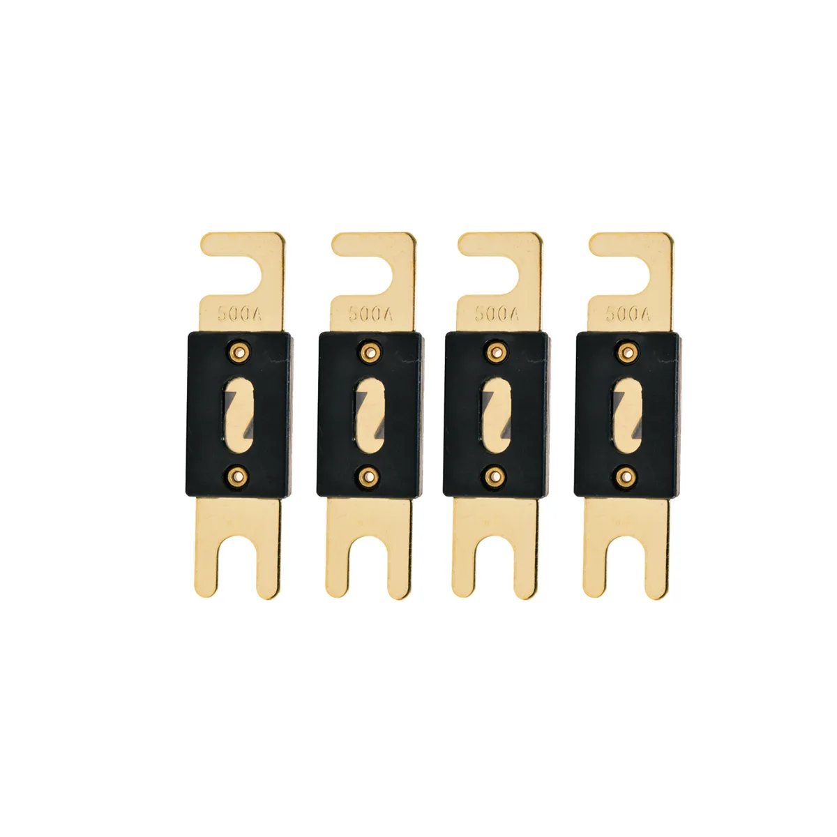 The Wires Zone The Wires Zone 2X-GANL500-2 500A ANL fuse amplifier 4 pack — product photo