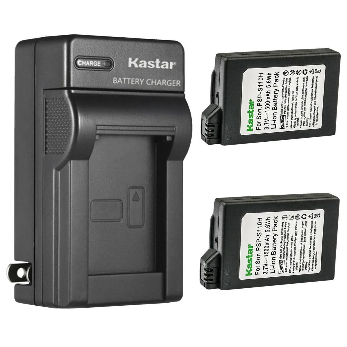 Kastar Kastar PSP-110H 2-Pack Battery &amp; AC Charger — product photo