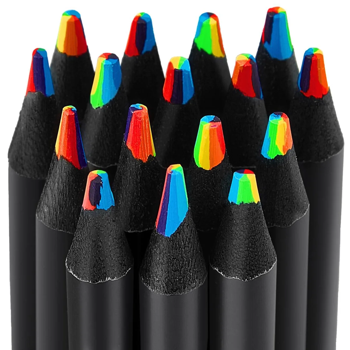  FUAOIS 16 Rainbow Colored Pencils HB-001 — product photo