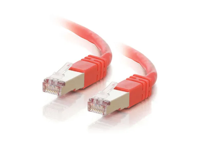Cables To Go Cables To Go 27262 Cat5e Shielded Ethernet Cable Red 14 ft — תמונת המוצר