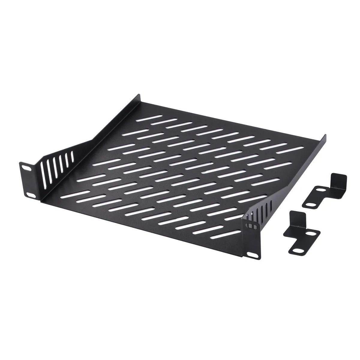  GeeekPi DP-0031 1U Server Rack Shelf 7.87" Depth Vented Cantilever Tray — product photo