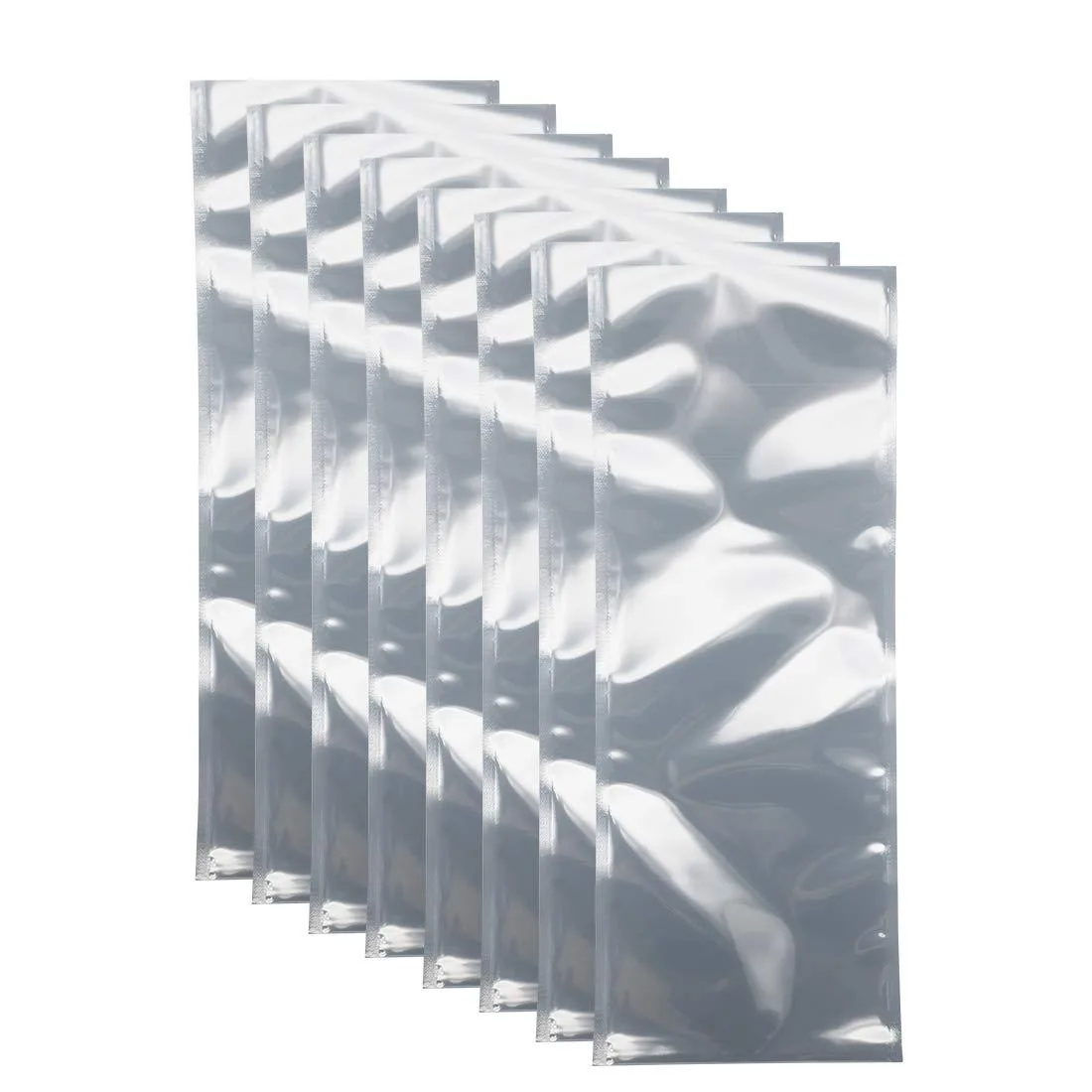 Pack of 50 silver antistatic shielding bags 120x310mm
