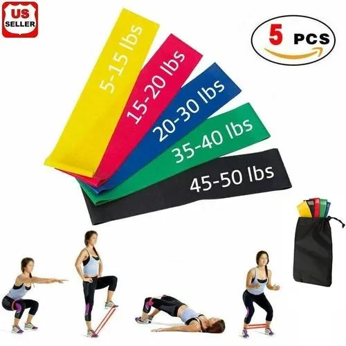 NShi NShi Resistance Bands Loop Set of 5 — 14" × 2.76" fitness accessory — product photo