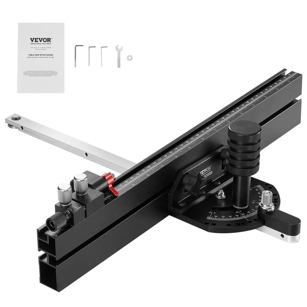 VEVOR VEVOR Precision Miter Gauge 18 in 15 Stops 3/4 x 3/8 in — product photo