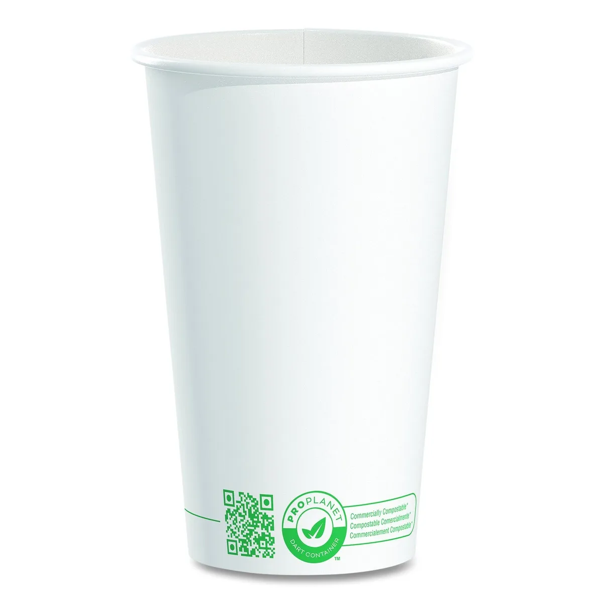 Dart Container Corporation Dart Container Corporation 316PLA-PLANET 16 oz compostable paper hot cups 1000 carton cleaning — product photo