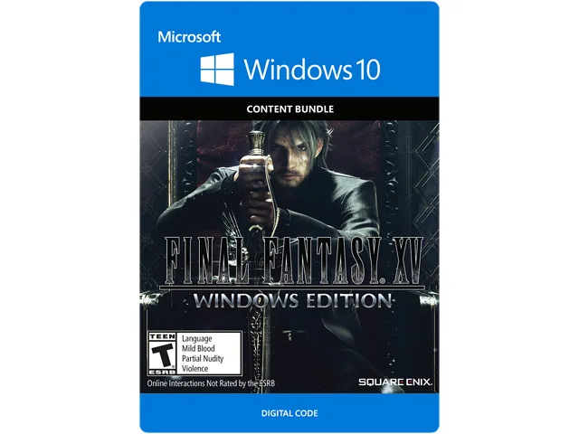 SQUARE ENIX USA SQUARE ENIX USA FWN-00004 Final Fantasy XV Windows Edition downloadable game — product photo