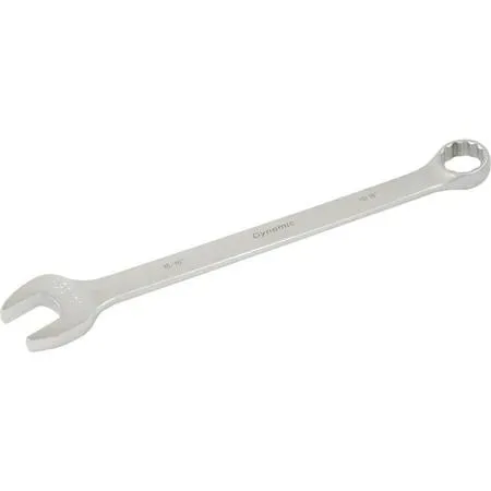 Dynamic D074330 15/16 inch 12 point combination wrench, satin chrome finish