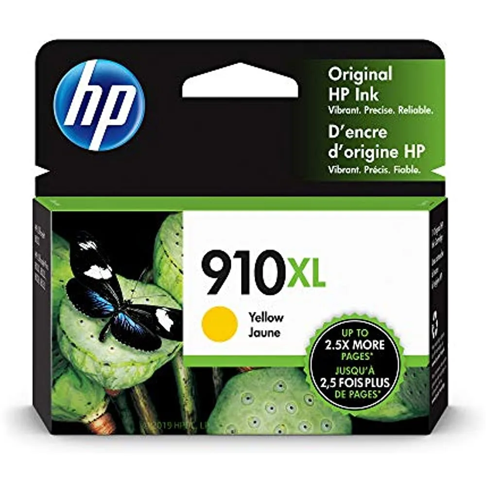 HP HP 910XL Yellow Ink Cartridge 3YL64AN#140 9.9 ml 825 pages — product photo