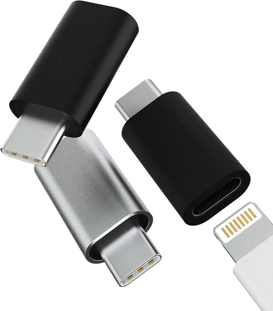 Corn Electronics Corn Electronics Lightning Female to USB C Male Adapter 3Pack 3 Owls — product photo