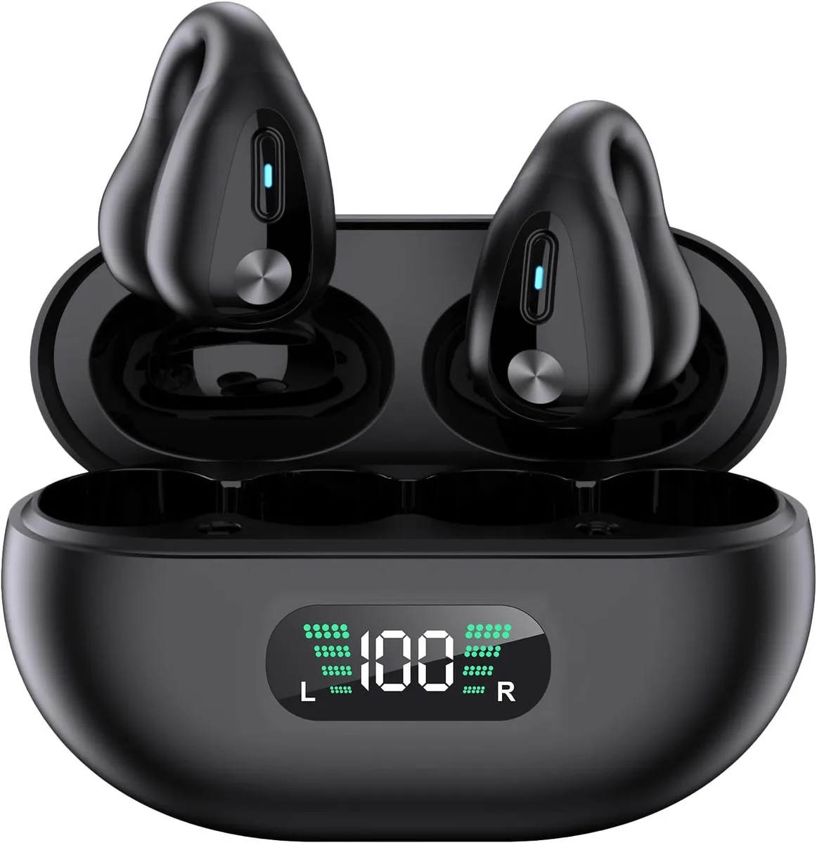 AUTYUE AUTYUE YYK-Q80 Ear Clip Headphones Bluetooth 5.3 40mAh 300mAh Case — product photo