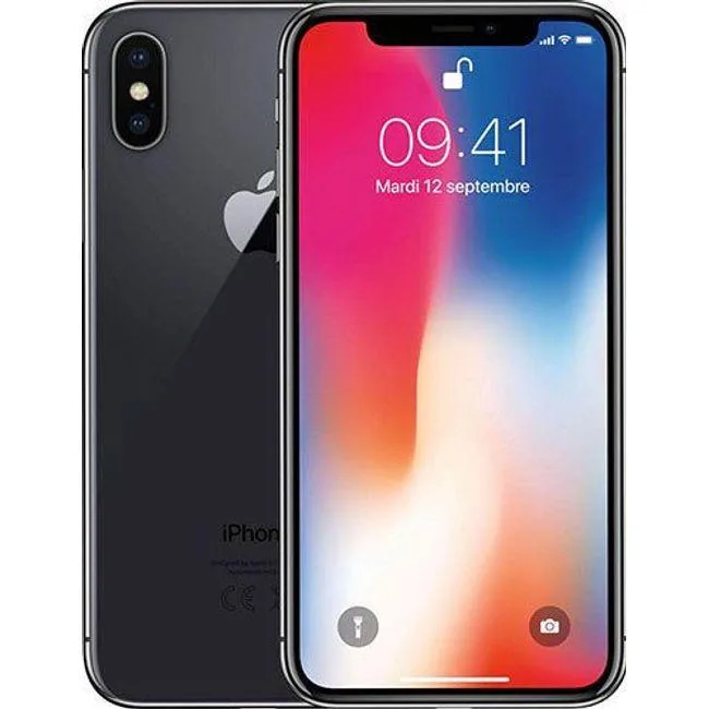Apple Apple iPhone X 256GB Space Grey Unlocked cell phones - unlocked — product photo