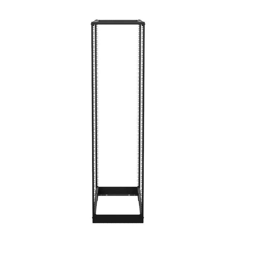NavePoint NavePoint 42U 4-Post Adjustable Server Rack, Cage Nuts, Caster Compatible, Black — product photo