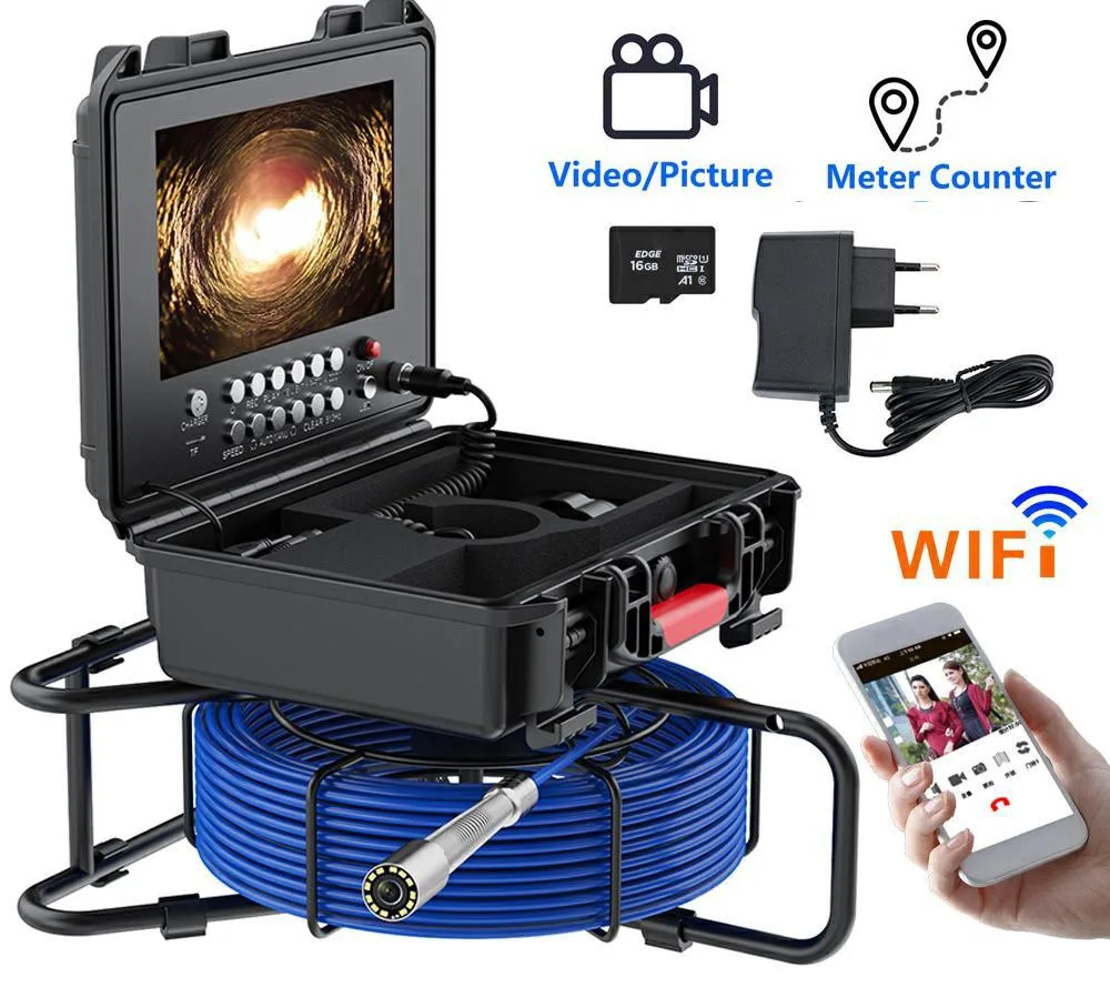 visiPower visiPower Sewer Inspection Camera 9in 50m 12LED IP68 23mm head — product photo