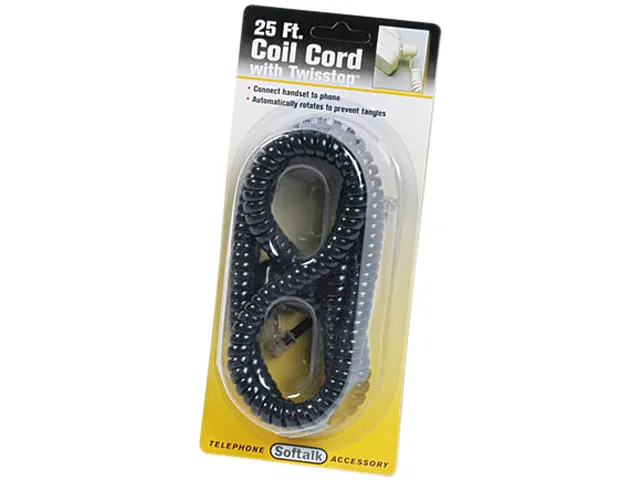 Softalk Softalk 3201 telephone accessory 25 ft detangler cord — product photo