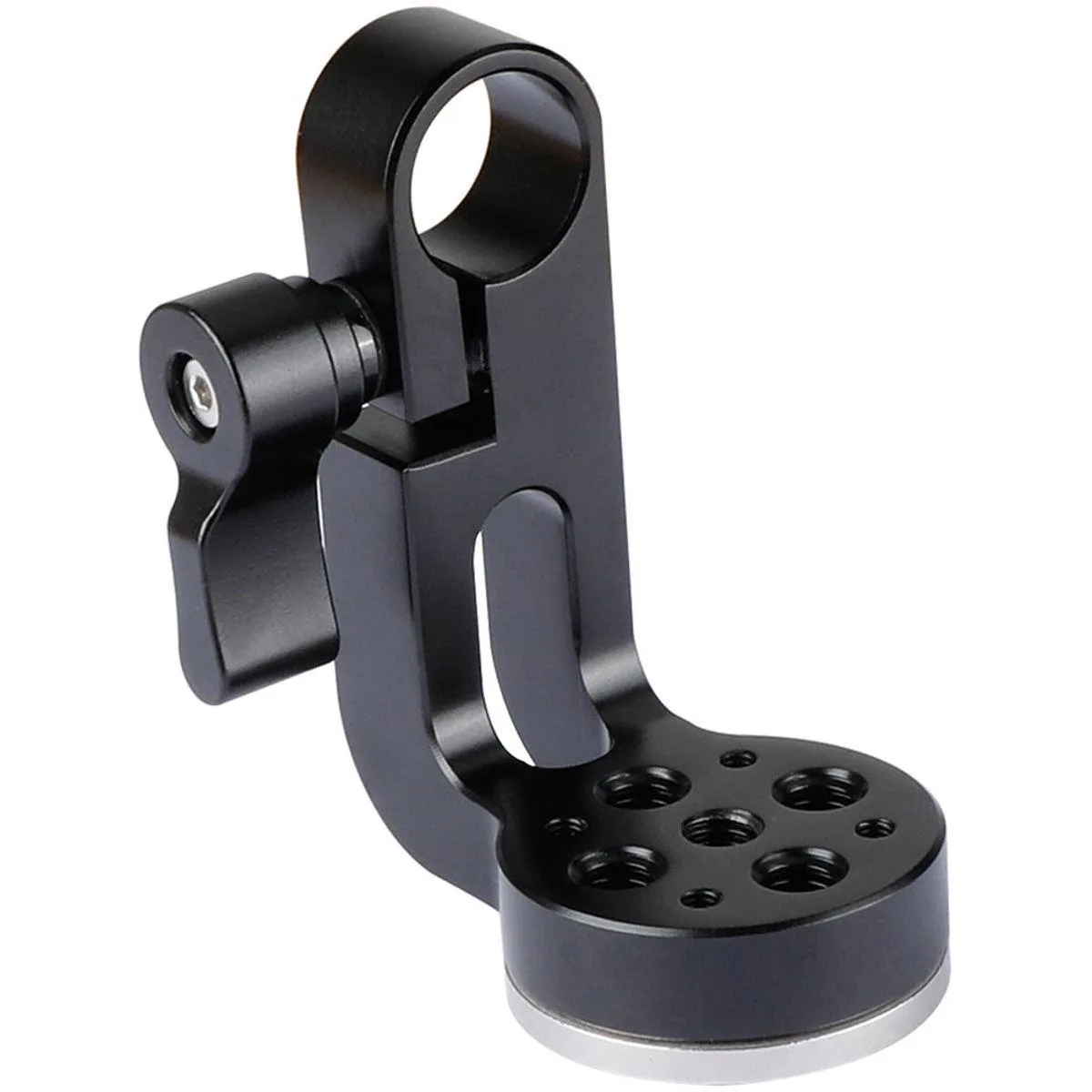Camvate Camvate ARRI Rosette Mount M6 Female Thread Adapter with 15mm Rod Clamp camcorder accessory — product photo