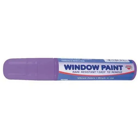 COSCO purple paint marker with extra large chisel tip in aluminum housing