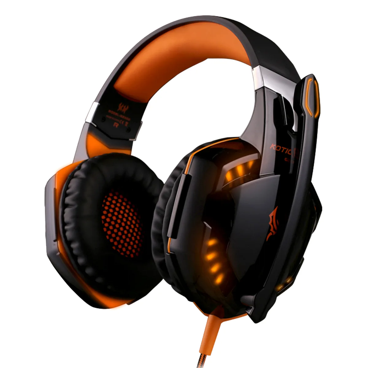 Unionlever International Group Unionlever International Group G2000 Blue Gaming Headset 50mm Driver 3.5mm USB 8.0-10.0ft — product photo
